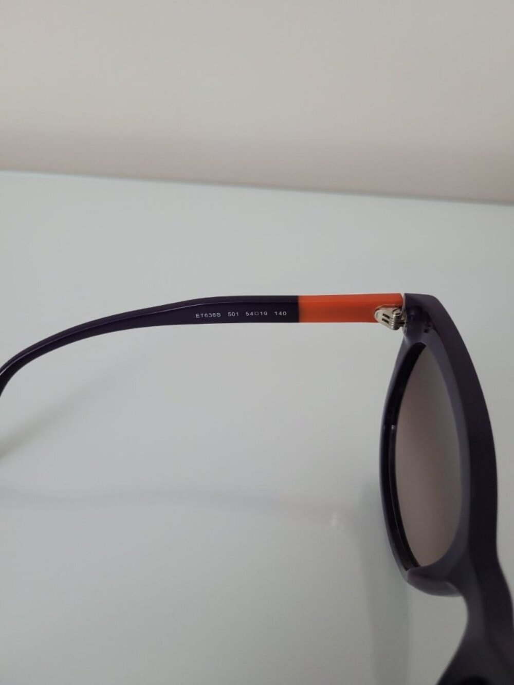 Etro Cat-Eye Sunglasses Purple & Orange - Made in Italy-ET636S 501 - Picture 6 of 6